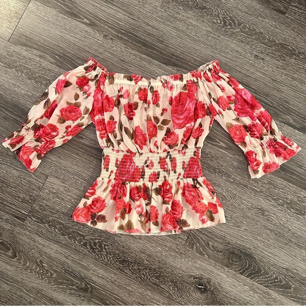 L'AGENCE Aubriella Off-The-Shoulder Top